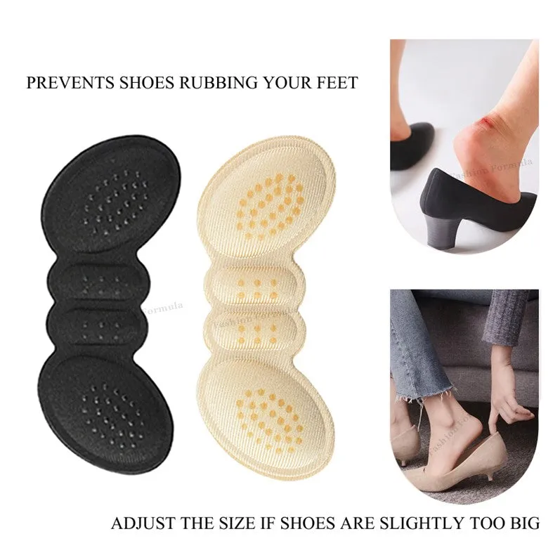 2 Pack Heel Liner Grip Sticker Insole Pads