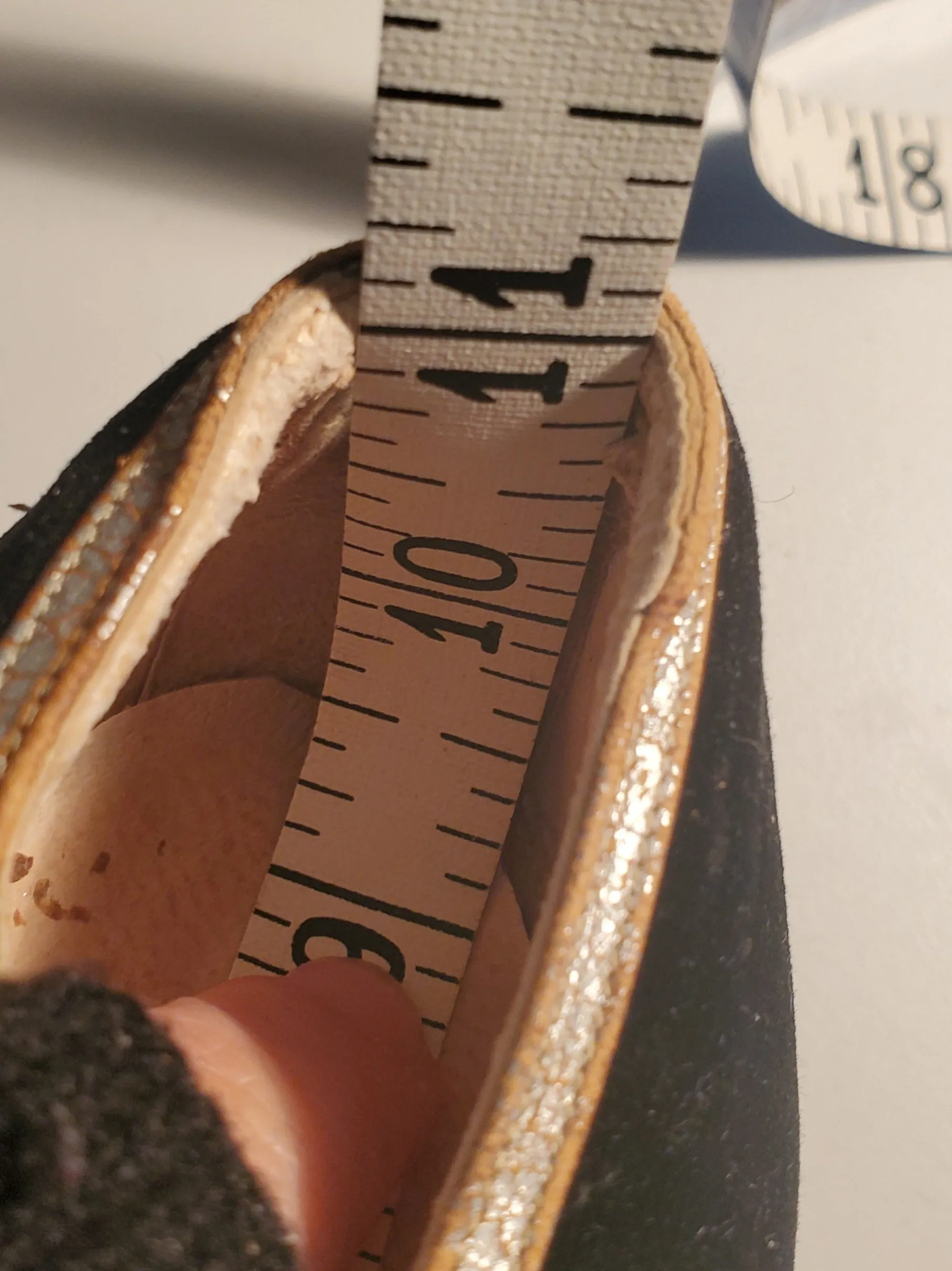20s Black Velvet Shoes With Rhinestone Heels