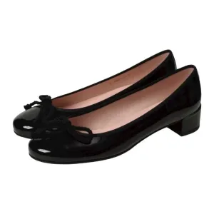42138 - Black Patent Leather Heel for Teen/Women by Pretty Ballerinas