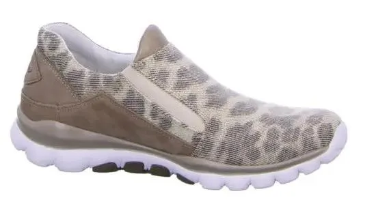 '46.962.13'women's walking rolling zip loafer - Beige