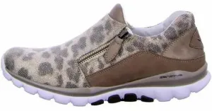 '46.962.13'women's walking rolling zip loafer - Beige