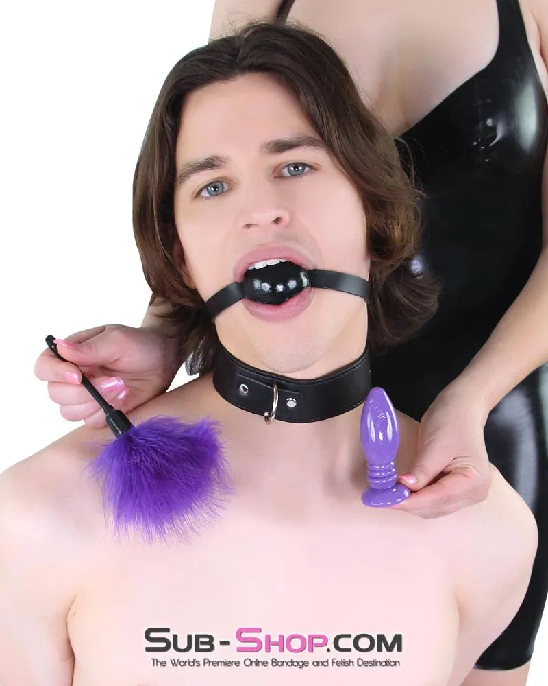7898M-SIS      Sissy Teaser Purple Head Feather Tickler