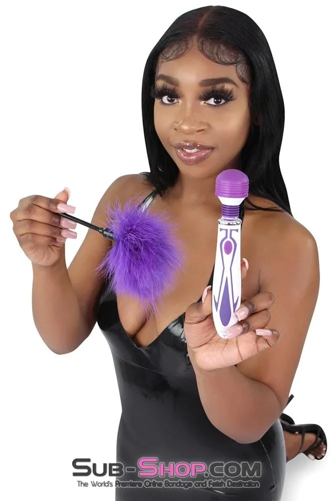 7898M-SIS      Sissy Teaser Purple Head Feather Tickler
