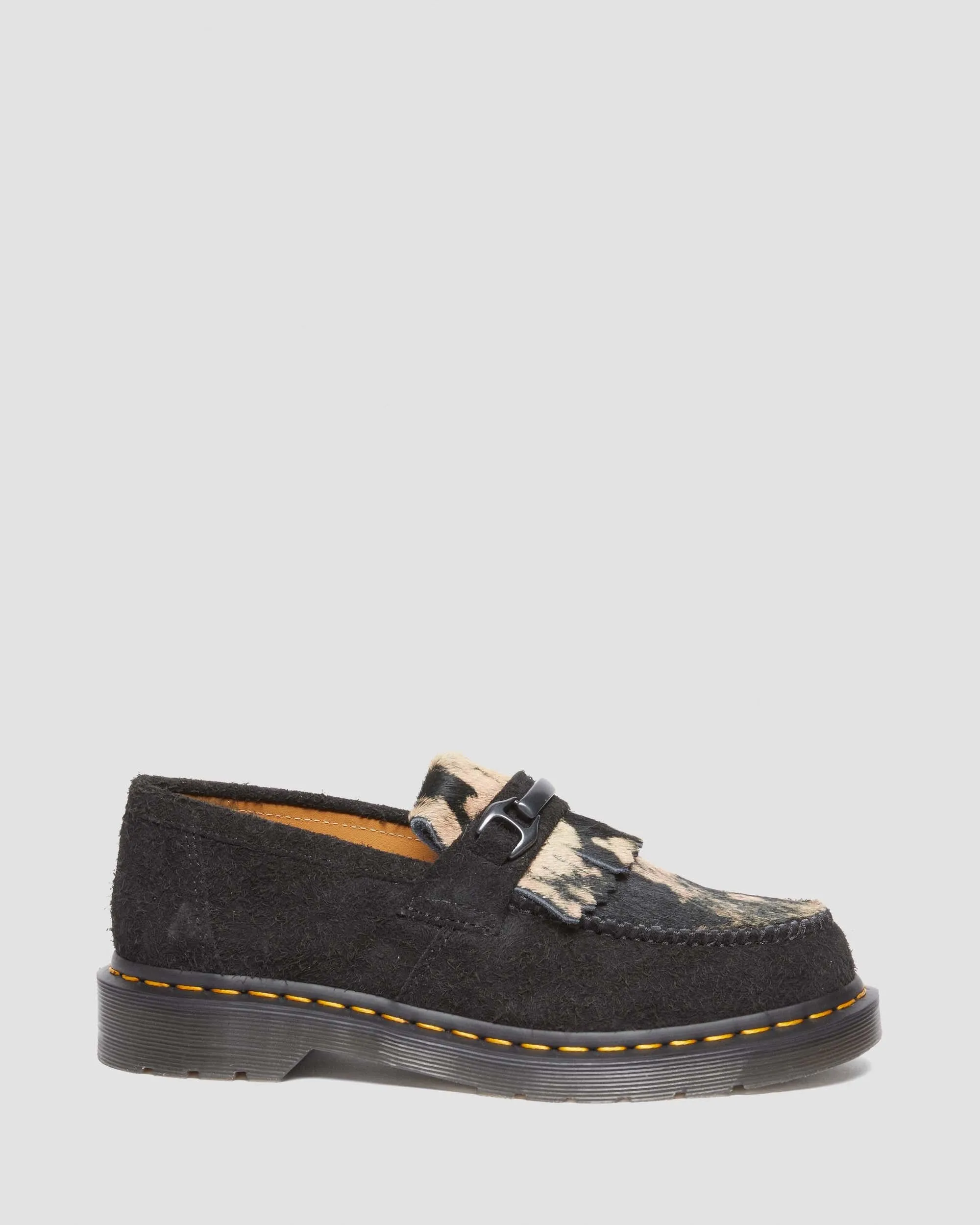 Adrian Snaffle Suede & Hair-On Loafers