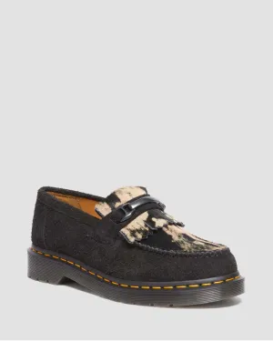 Adrian Snaffle Suede & Hair-On Loafers