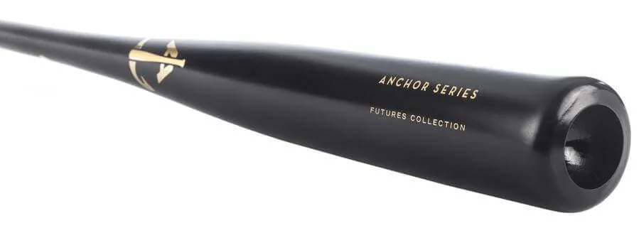 Anchor Bats Company: Best Custom High School "Matte Black" Baseball Wood Trainers For Sale 2023