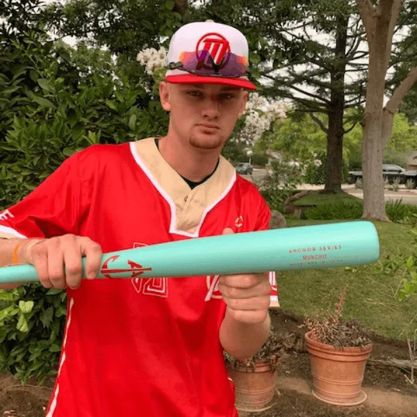 Anchor Bats Company: Best Custom High School "Matte Sea Foam" Baseball Wood Trainers For Sale 2023