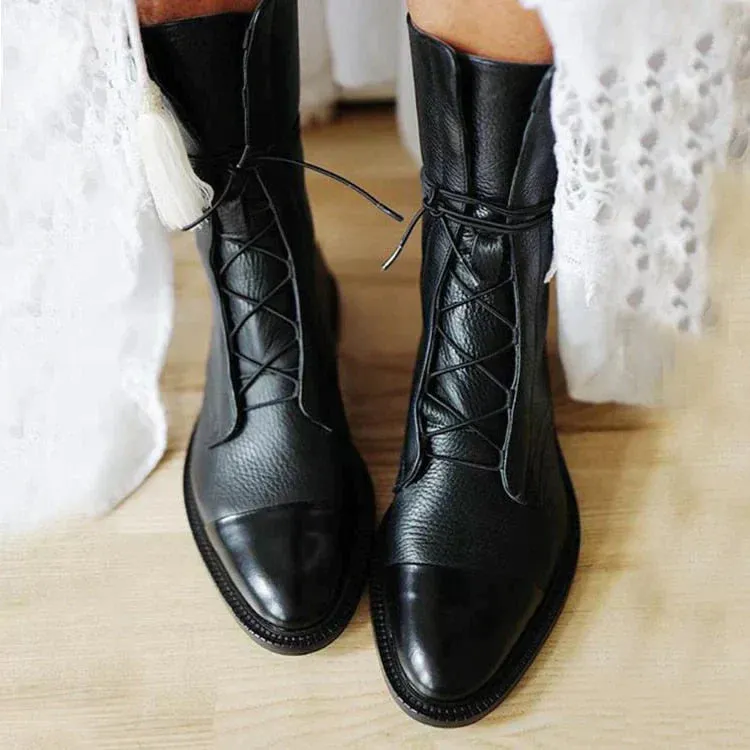 Andi - vintage look boots with heels