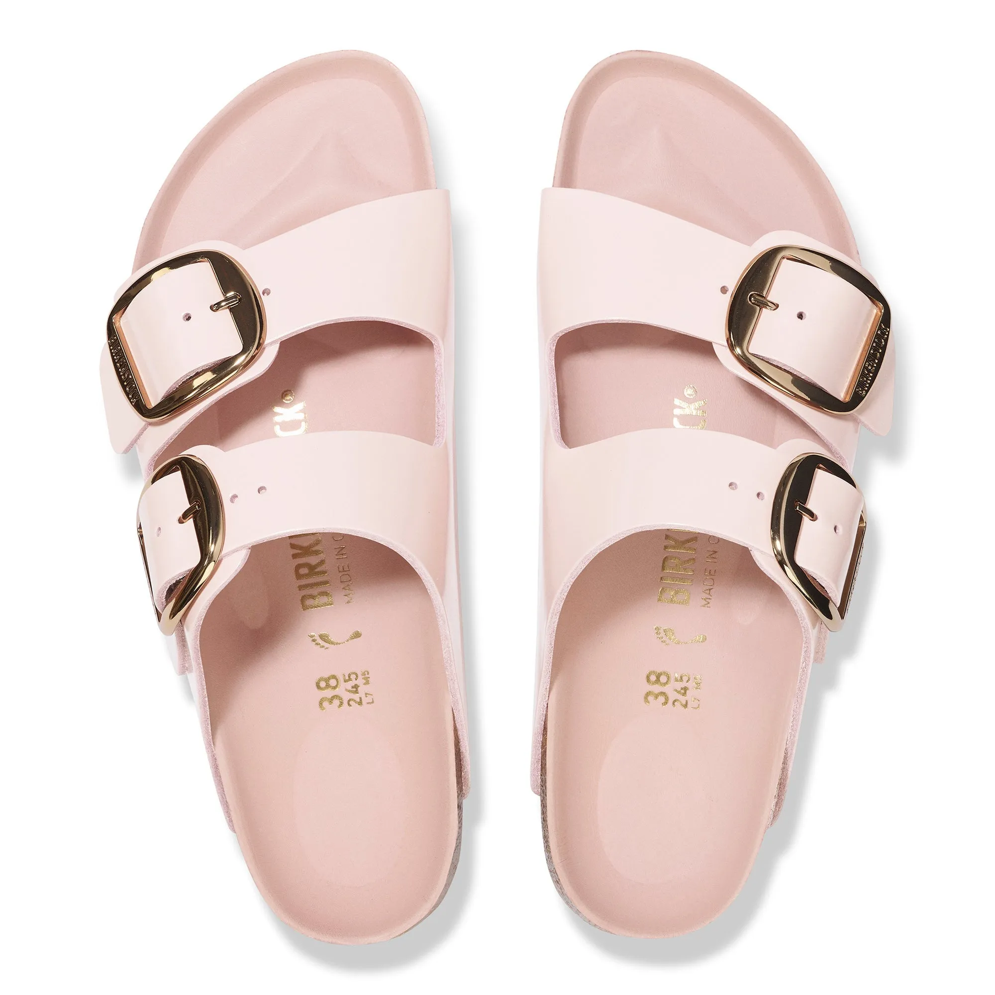 Arizona Big Buckle | Leather | Rose