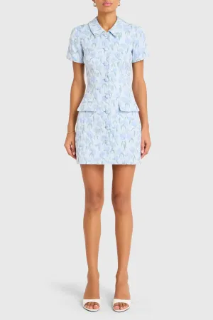 Belmont Dress in Flores Brocade