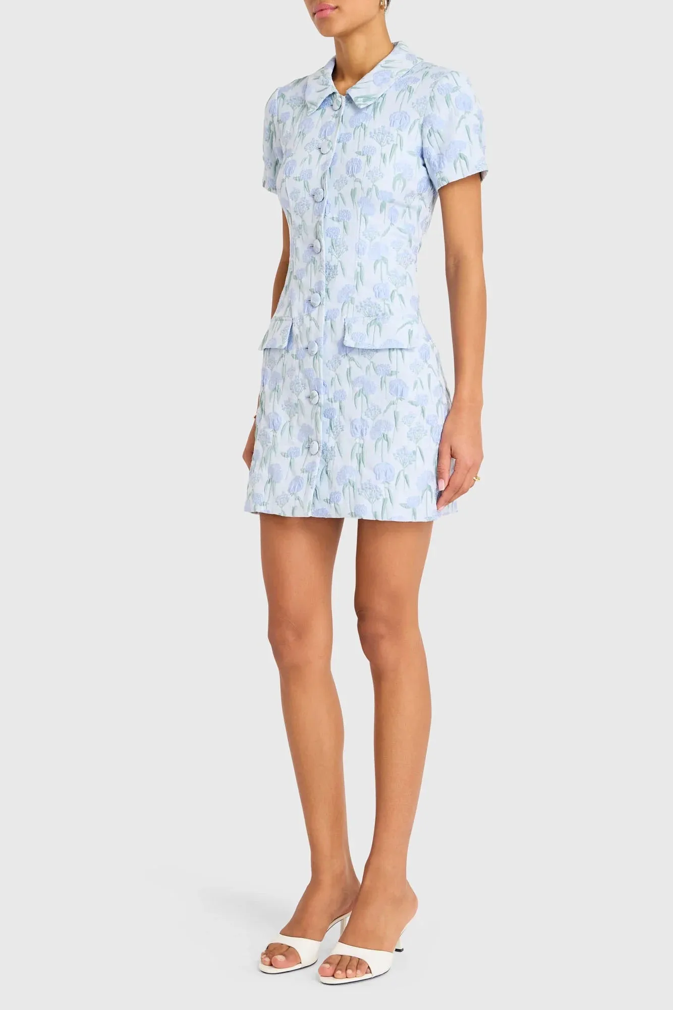 Belmont Dress in Flores Brocade