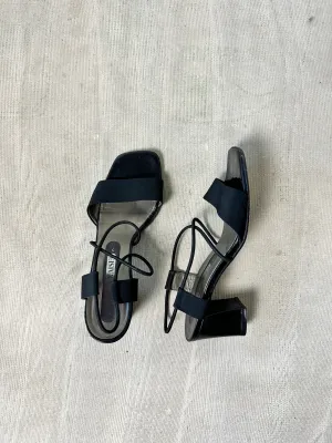 Block heel sandals | Black