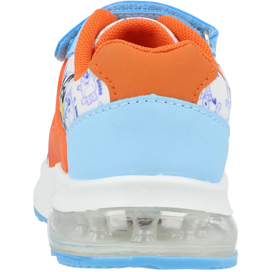 Bluey Kids Light-Up Trainers - Blue and Orange