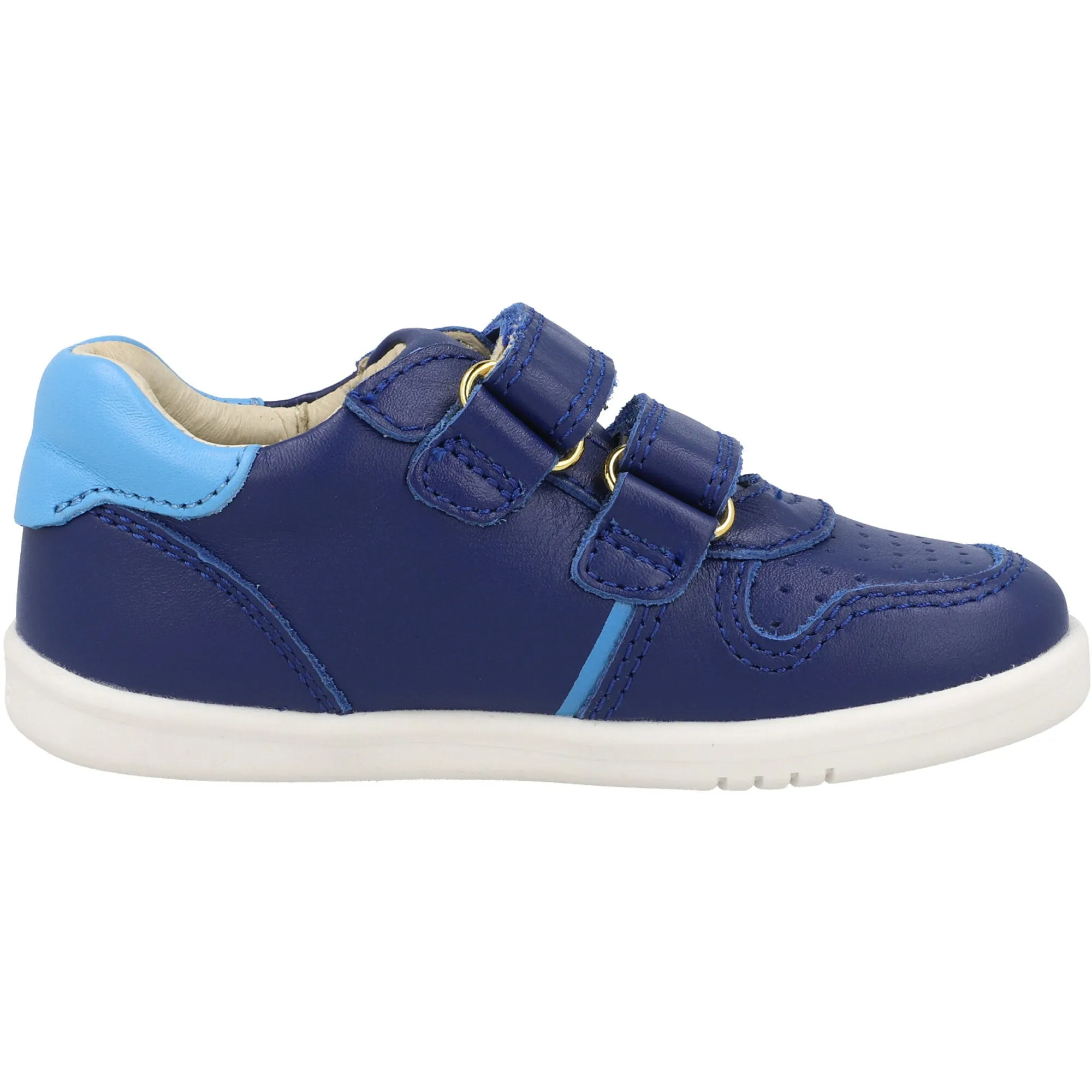 Bobux Riley Blueberry Leather Kids Trainers