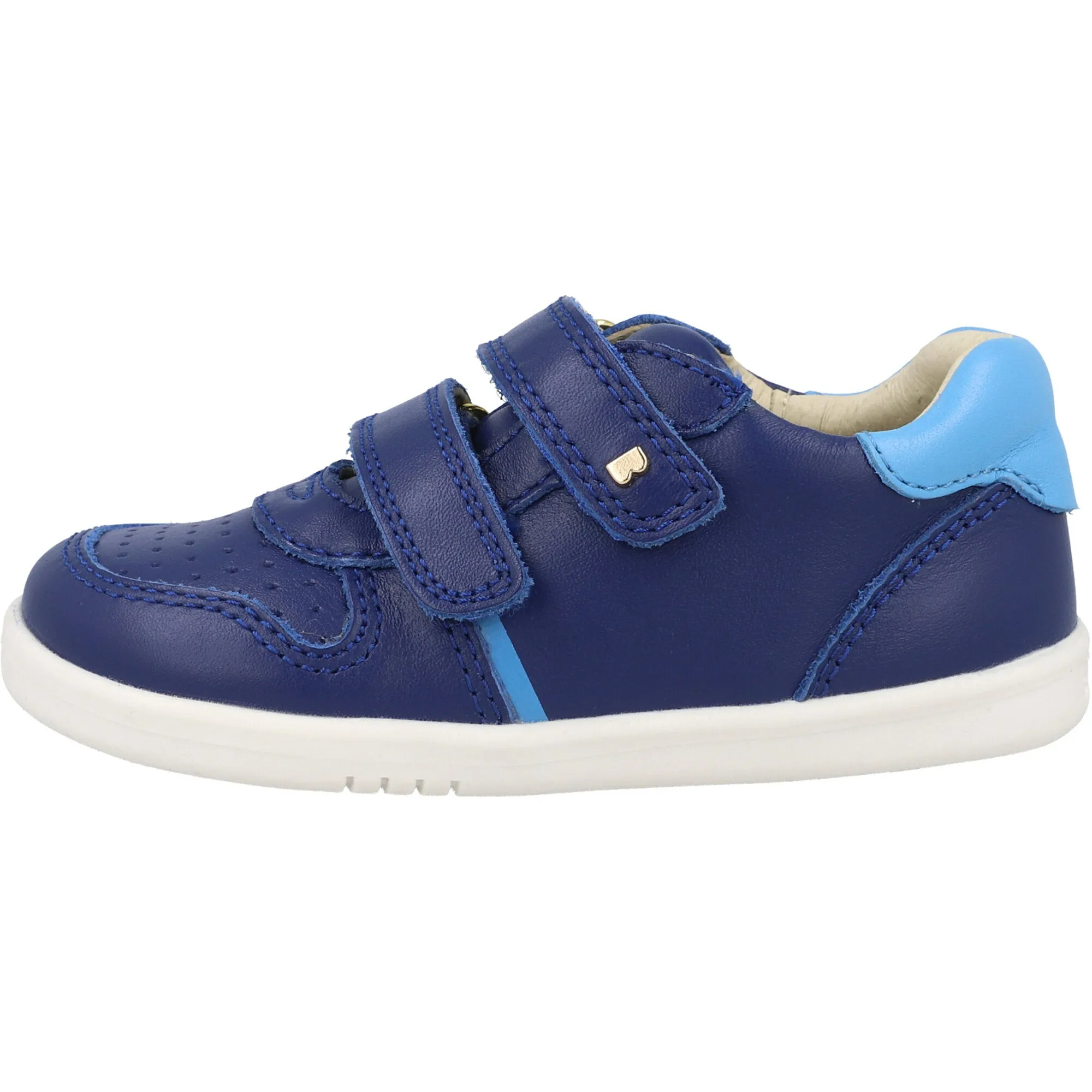 Bobux Riley Blueberry Leather Kids Trainers