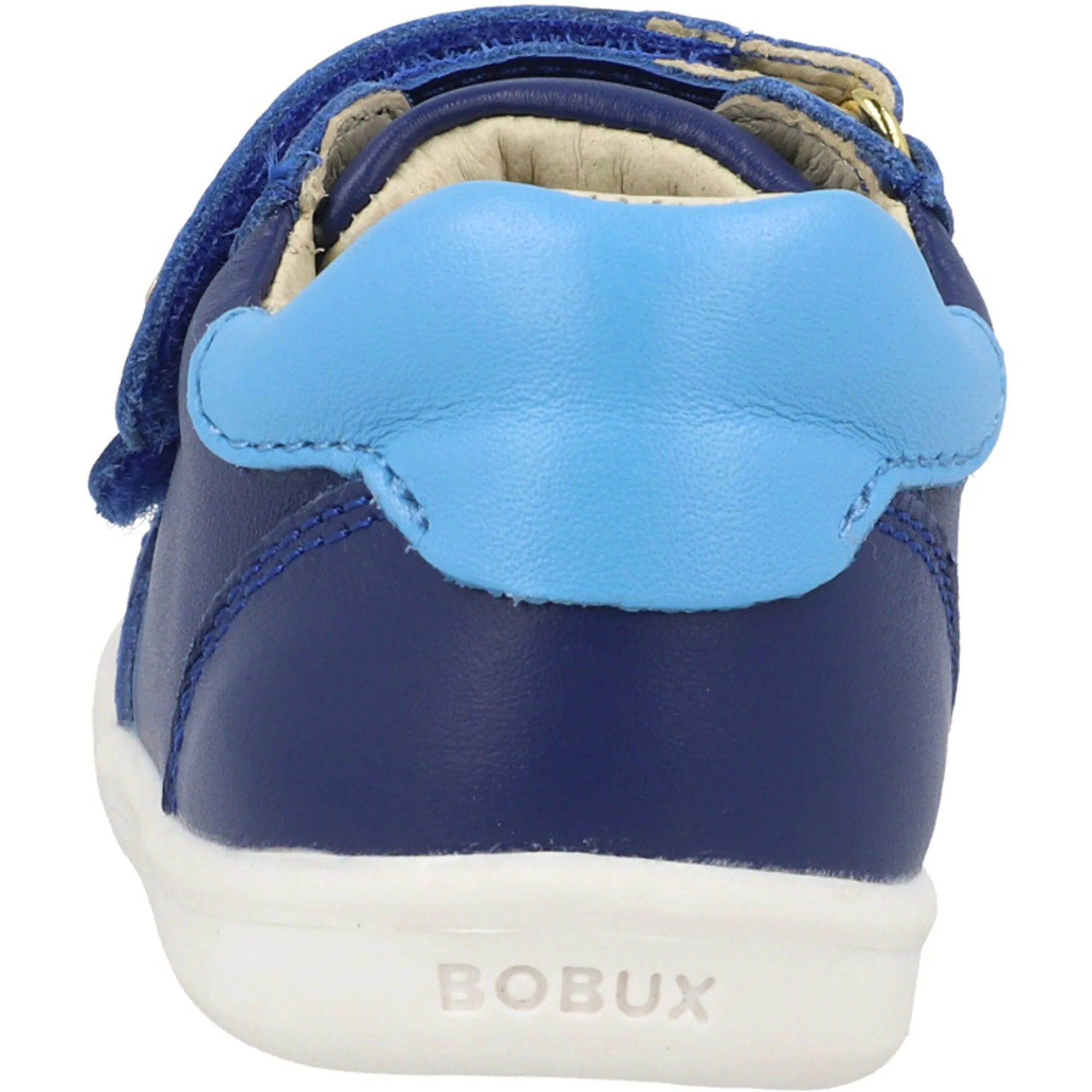 Bobux Riley Blueberry Leather Kids Trainers