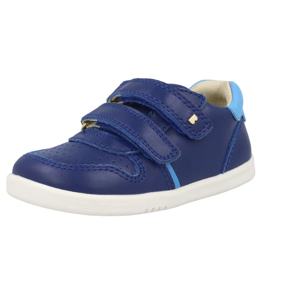 Bobux Riley Blueberry Leather Kids Trainers
