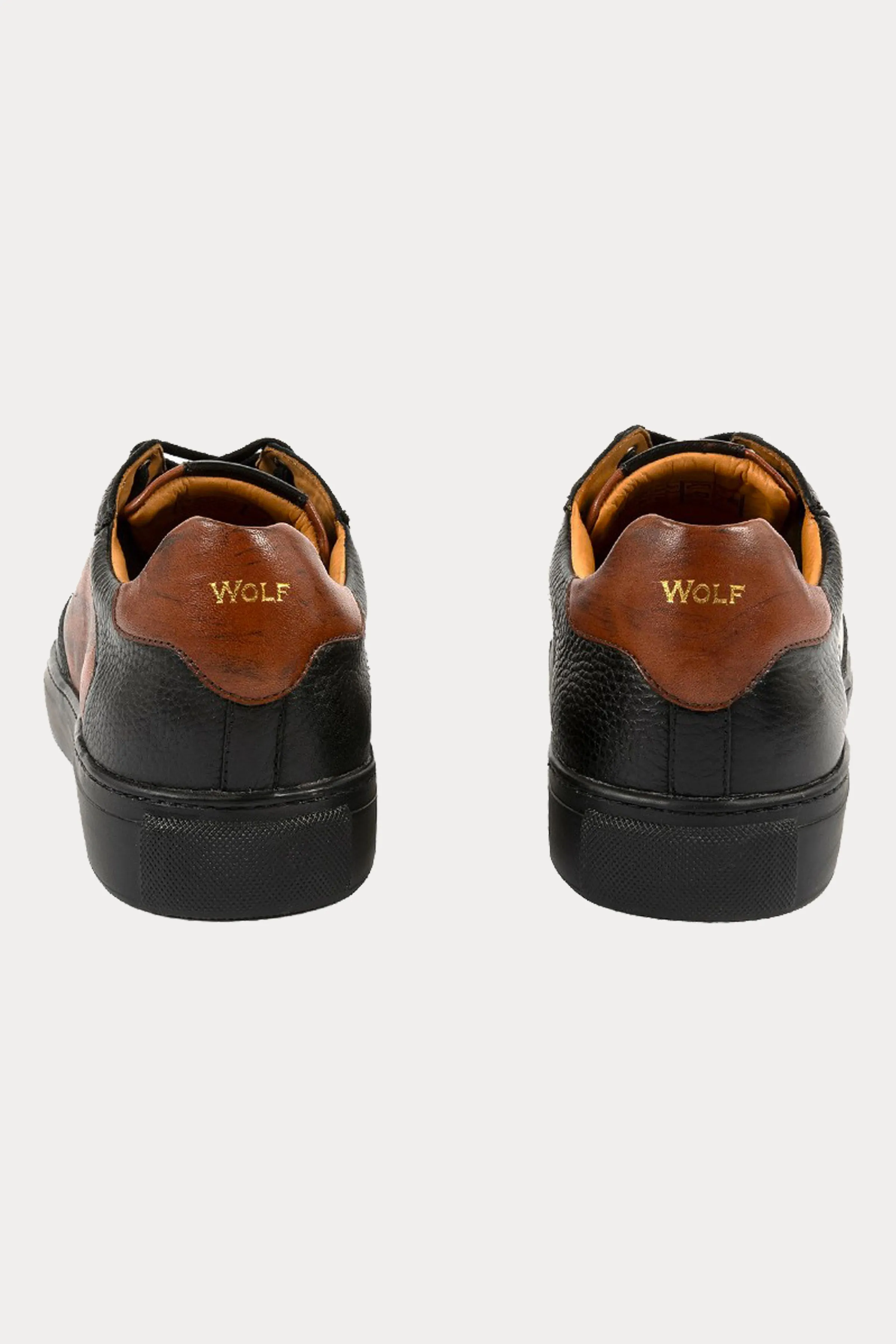 Brixton Leather Trainers in Brown