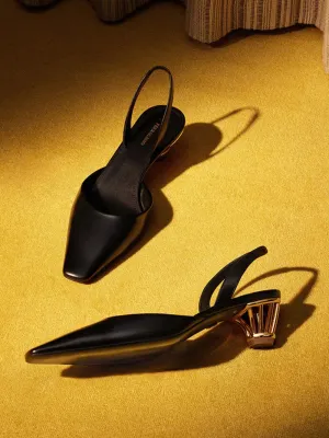 Cage Heel Slingback