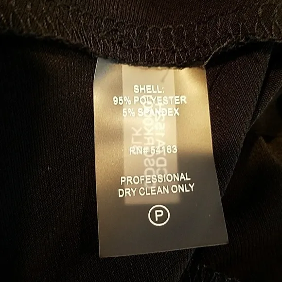 Calvin Klein black dress. 4