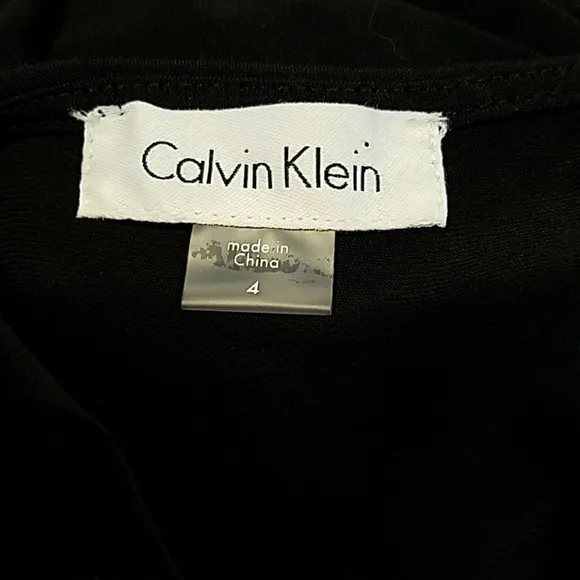 Calvin Klein black dress. 4