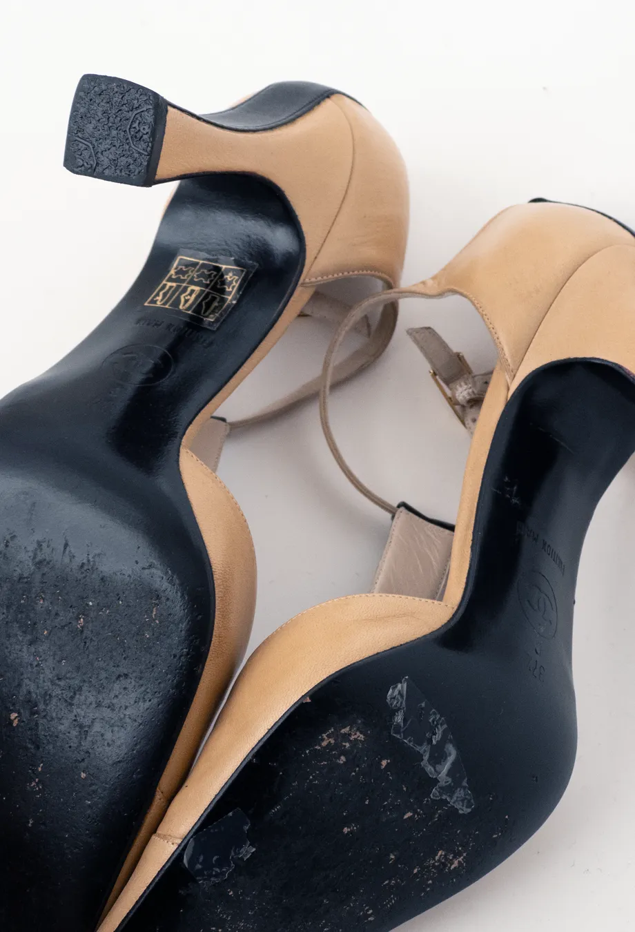 Chanel Vintage Two Tone Heels