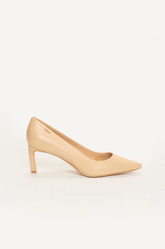 CHARLIE MID HEELED POINTED PUMP