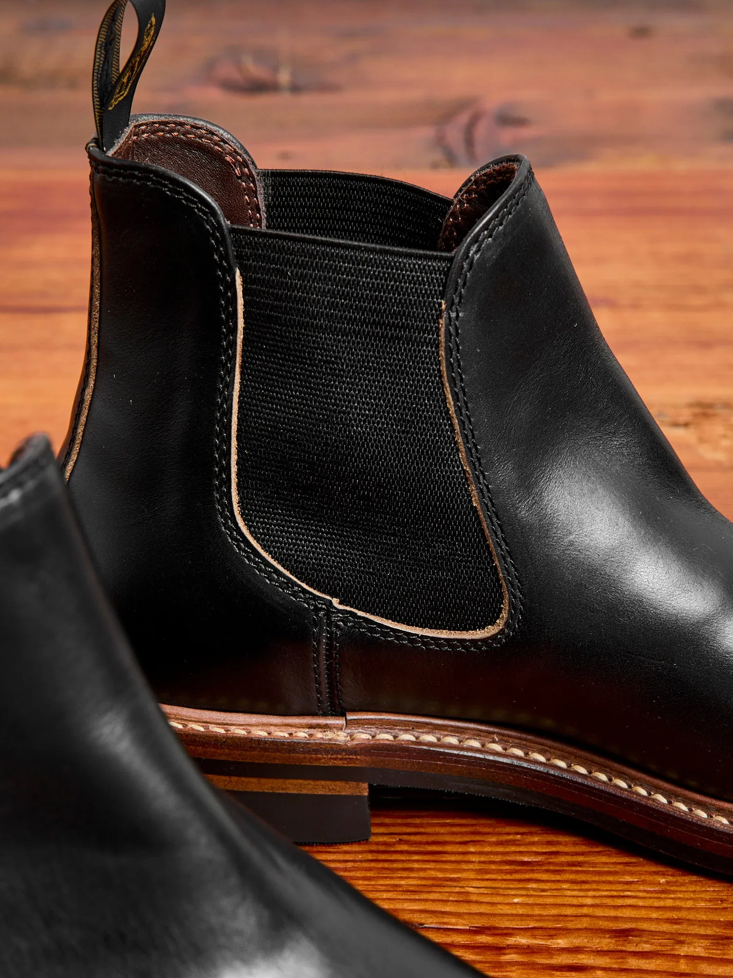 Chelsea Boot in Horween Chromexcel Black