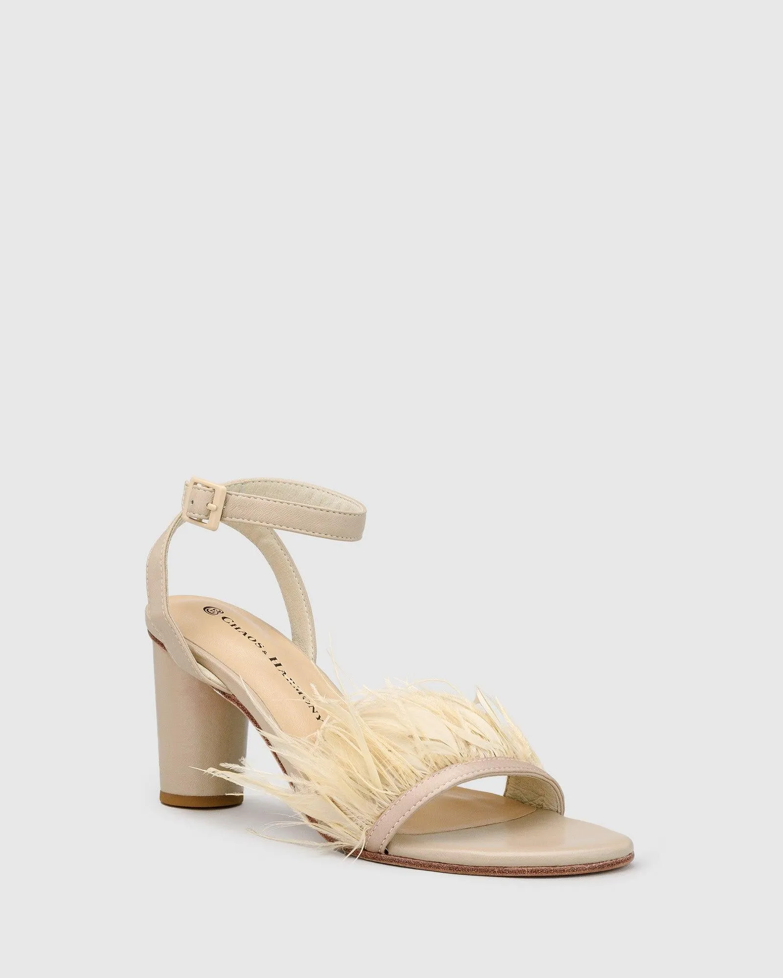 Chichi Heel - Honey Feather