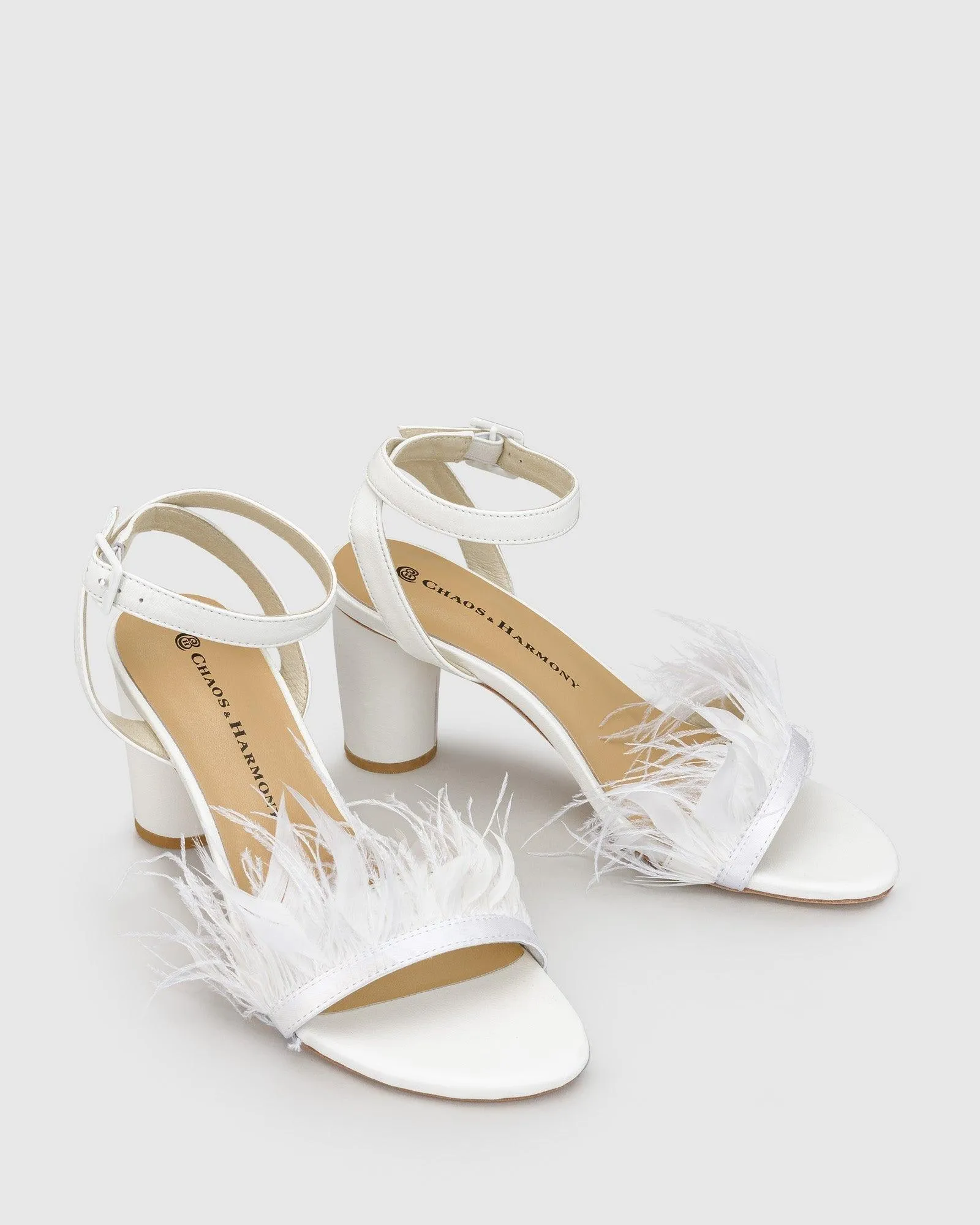 Chichi Heel - Snow Feather