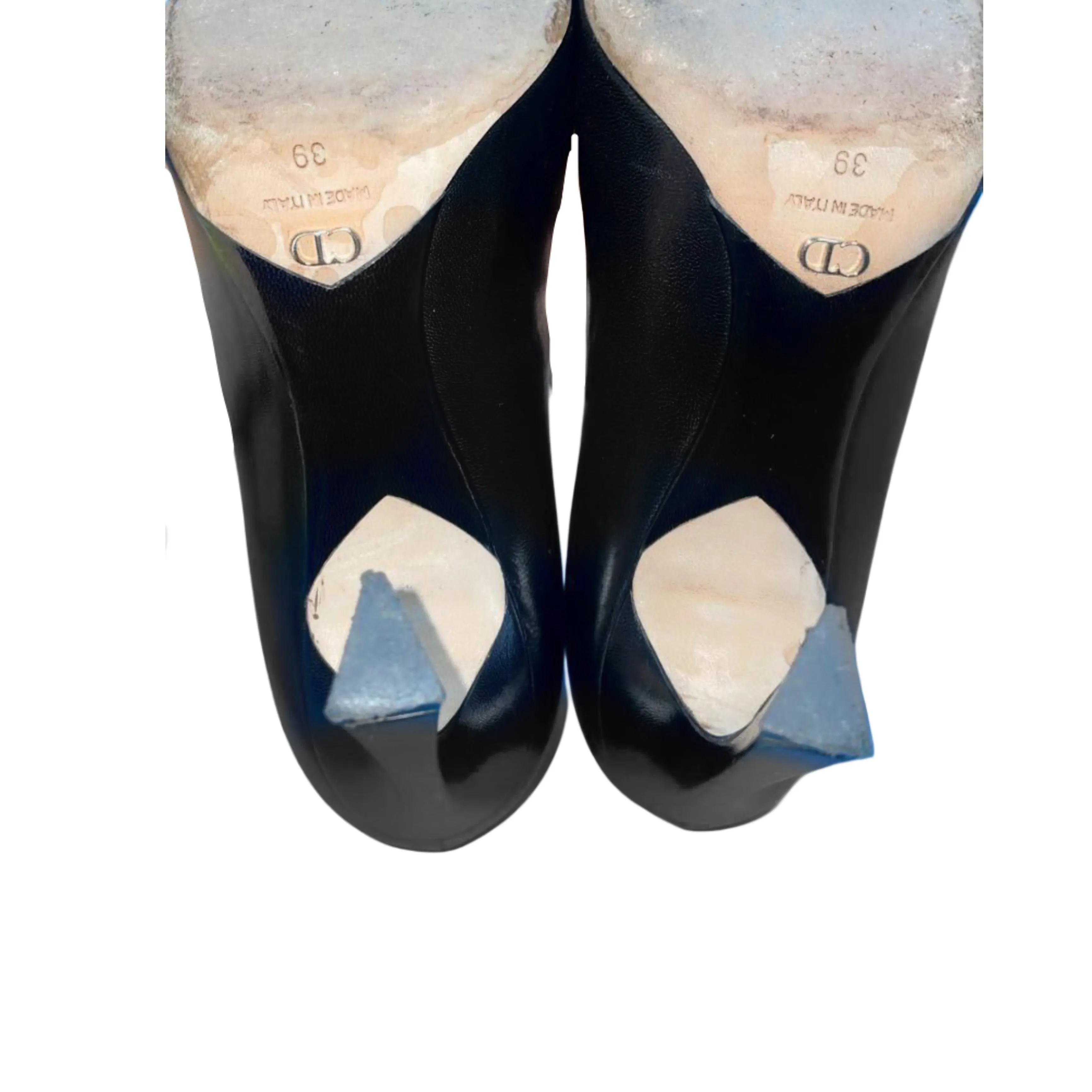 Christian Dior Black Pointed Toe Elegant Pumps (EU 39, USA 8)