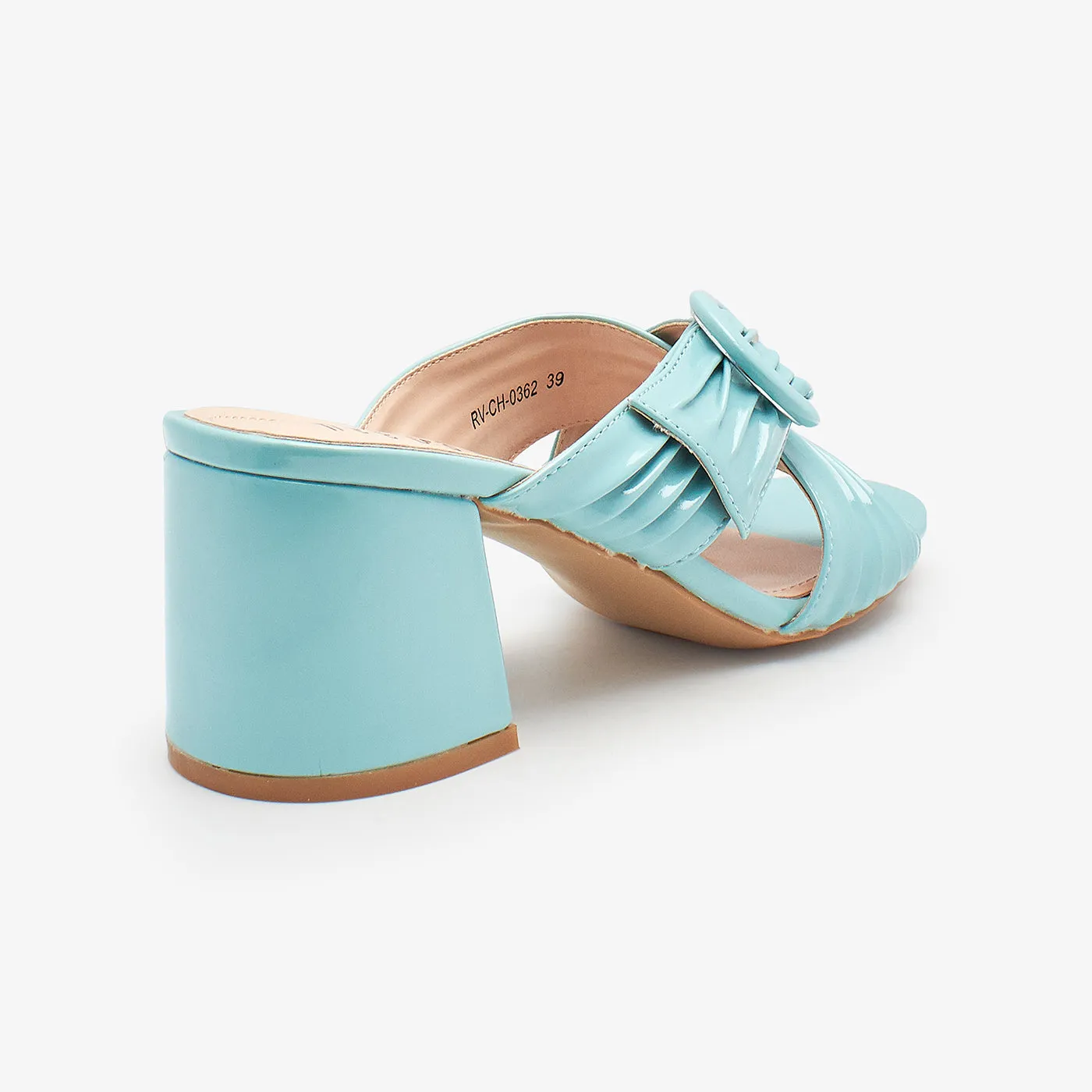 Criss-Cross Block Heels