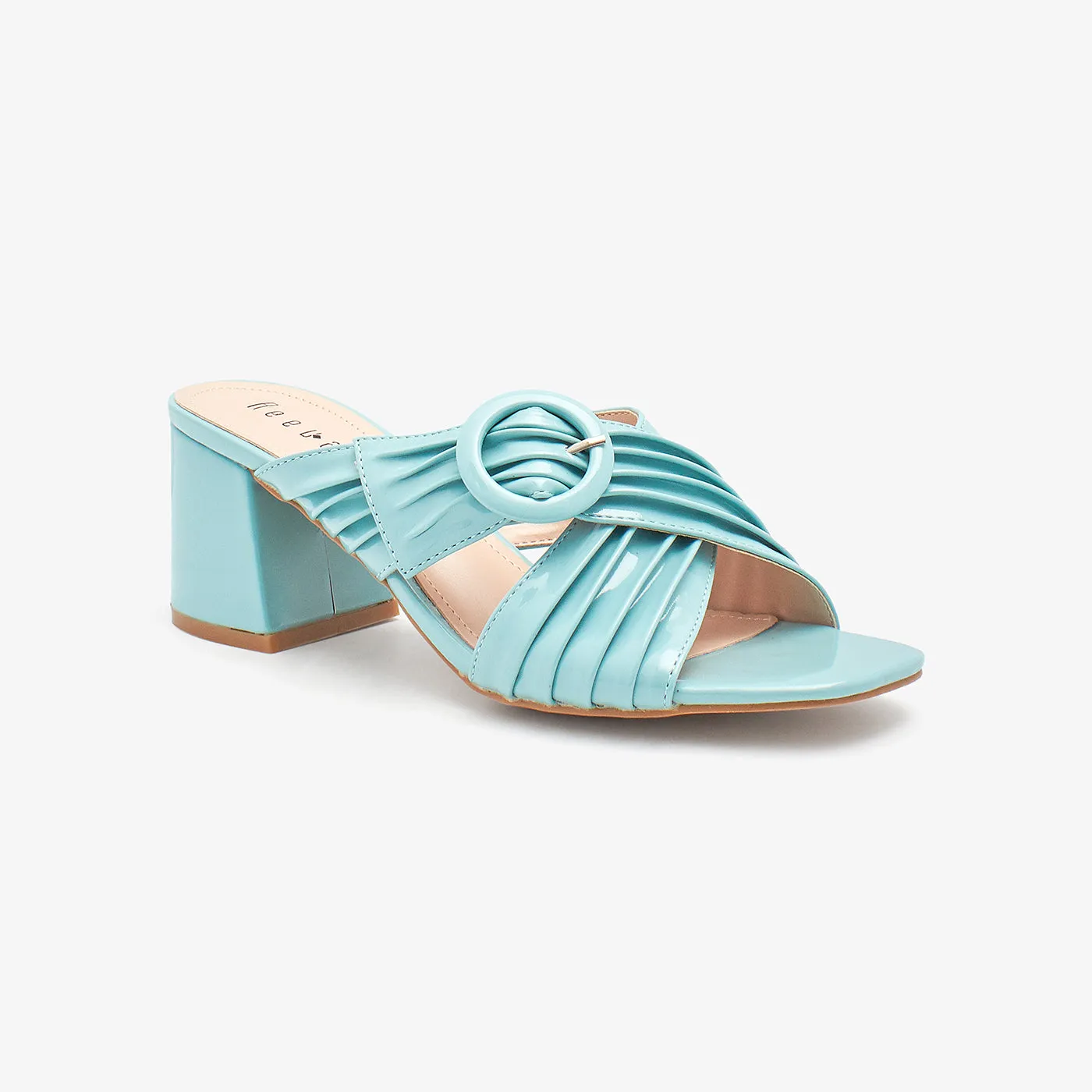 Criss-Cross Block Heels