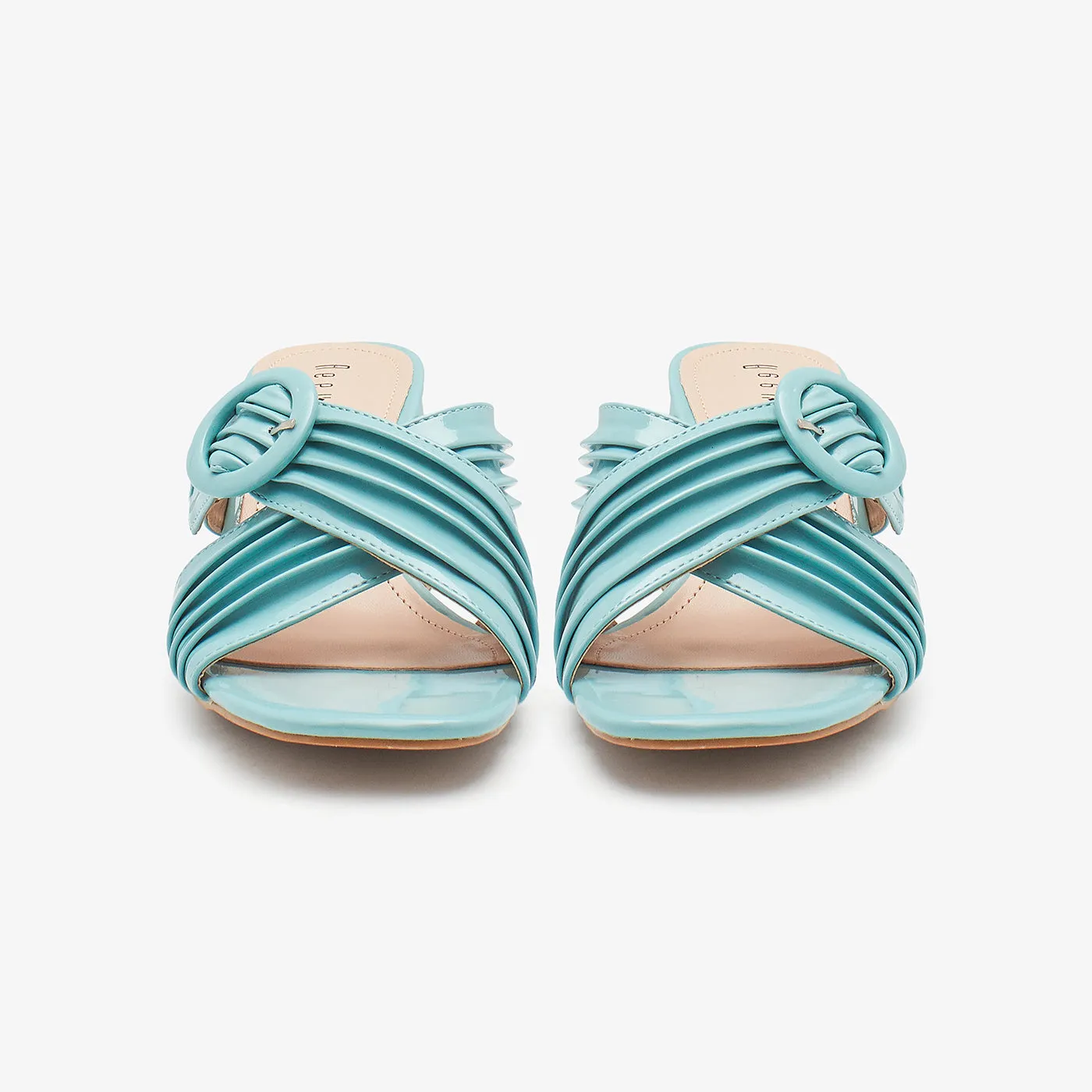 Criss-Cross Block Heels