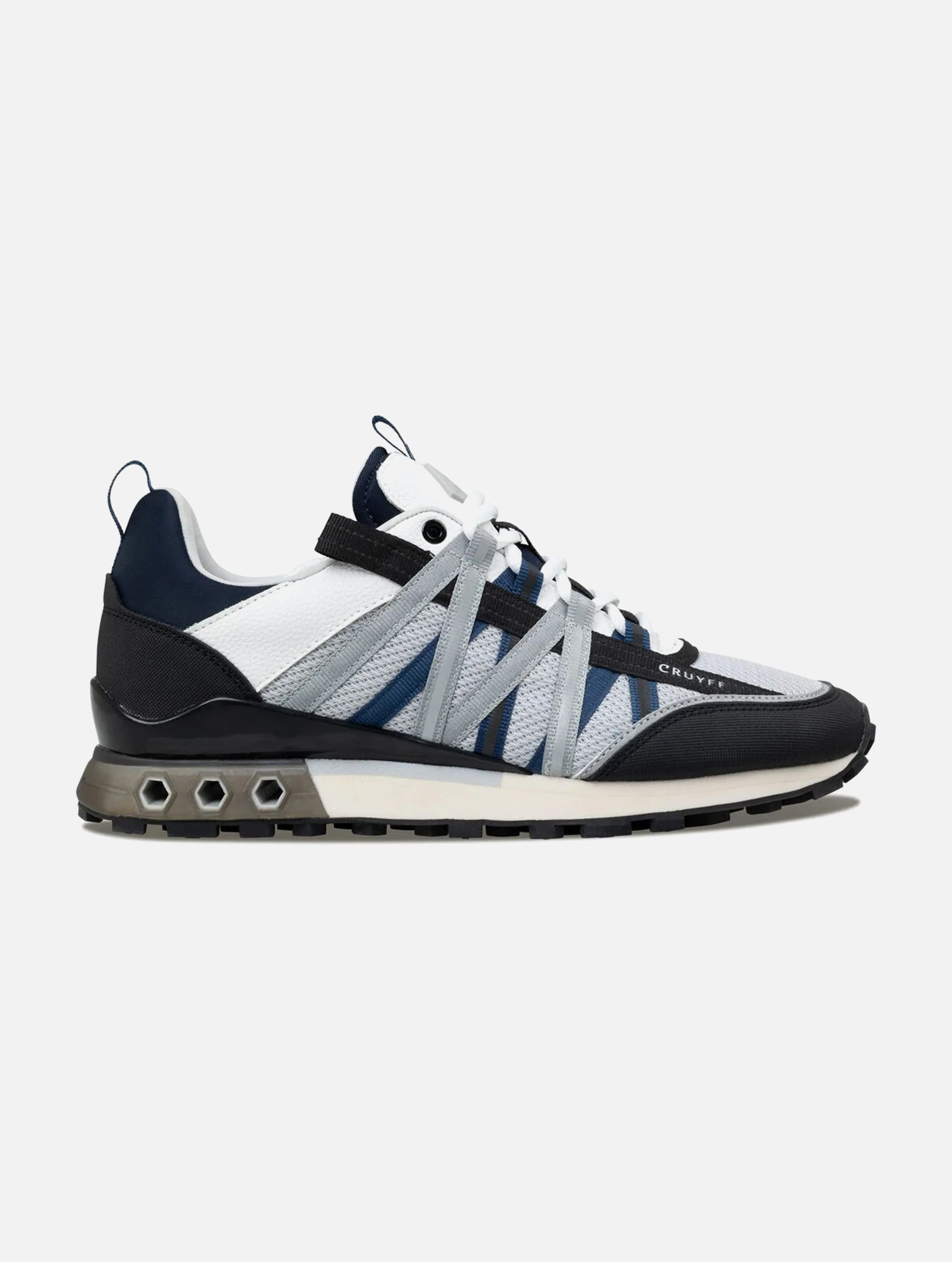 Cruyff Fearia Hex Tech Trainer - Grey / Navy
