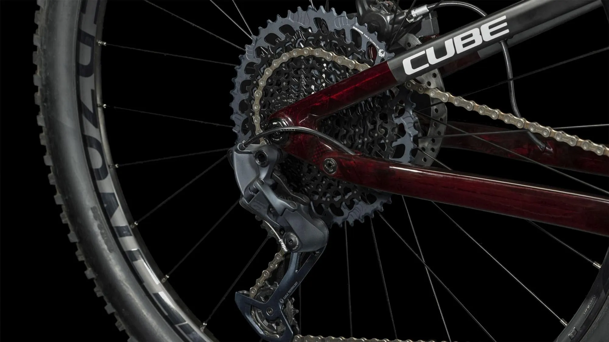 CUBE AMS ONE11 C:68X PRO 29 LIQUIDRED/CARBON