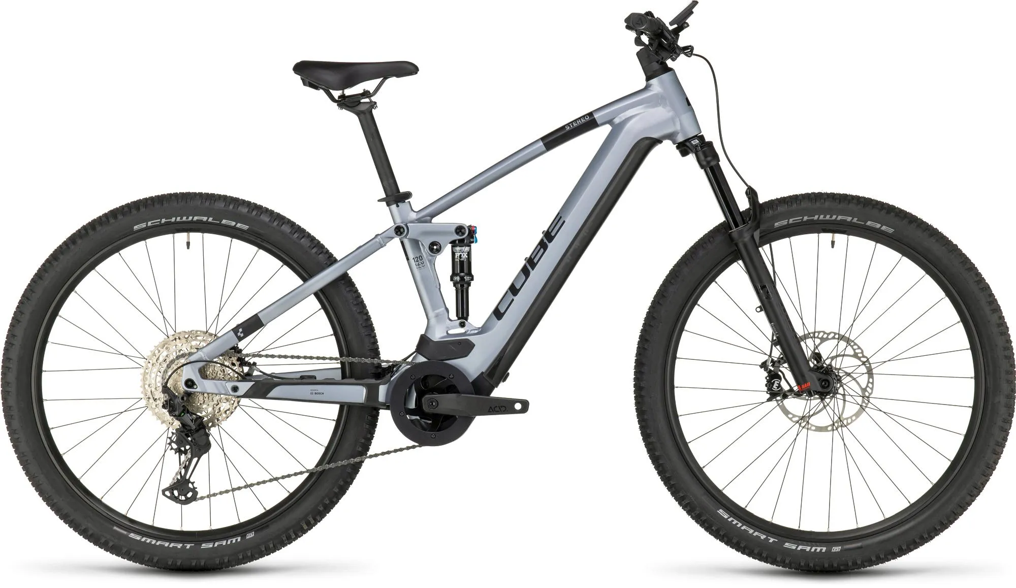 CUBE STEREO HYBRID 120 RACE 750 POLARSILVER