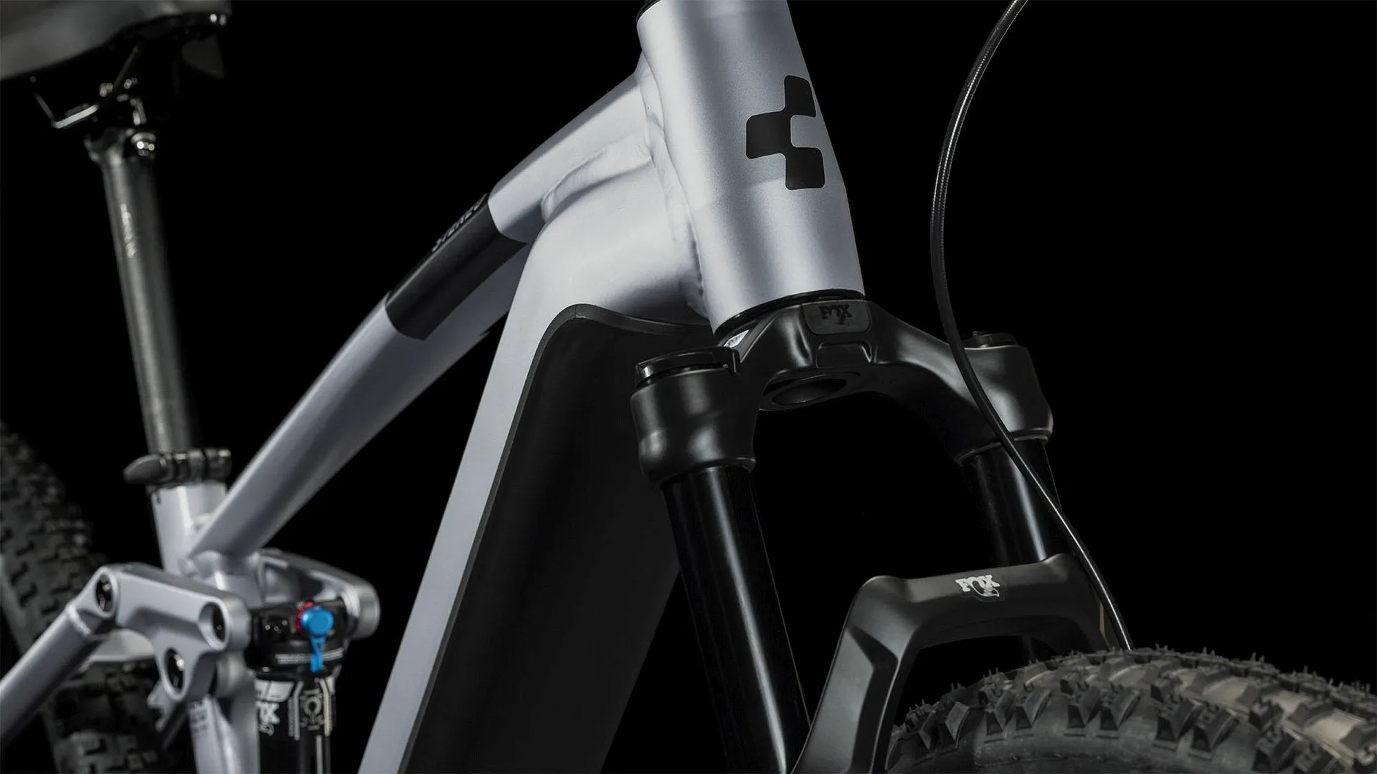 CUBE STEREO HYBRID 120 RACE 750 POLARSILVER/BLACK