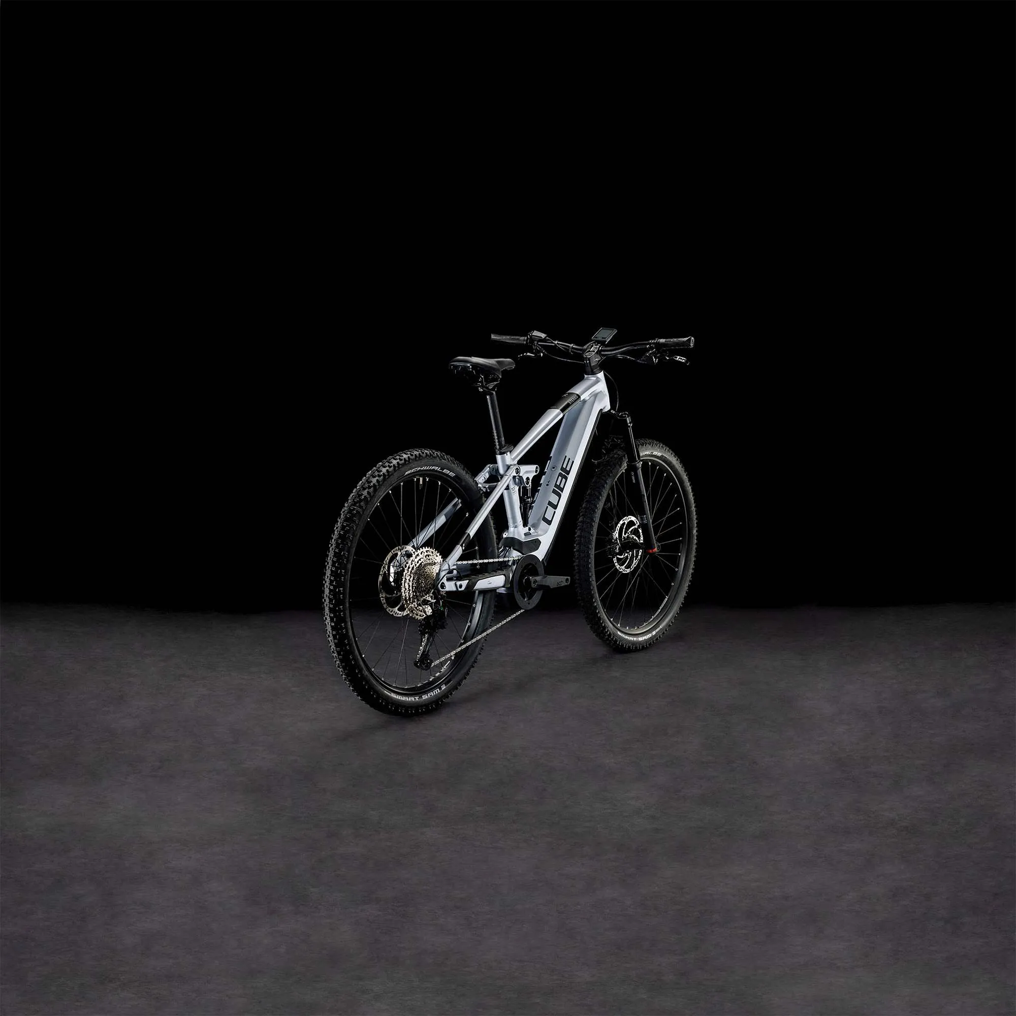 CUBE STEREO HYBRID 120 RACE 750 POLARSILVER/BLACK