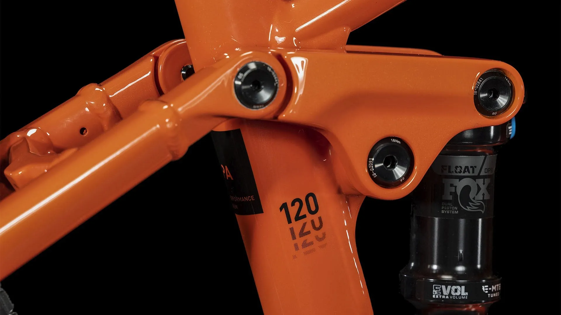 CUBE STEREO HYBRID 120 RACE 750 SPARKORANGE