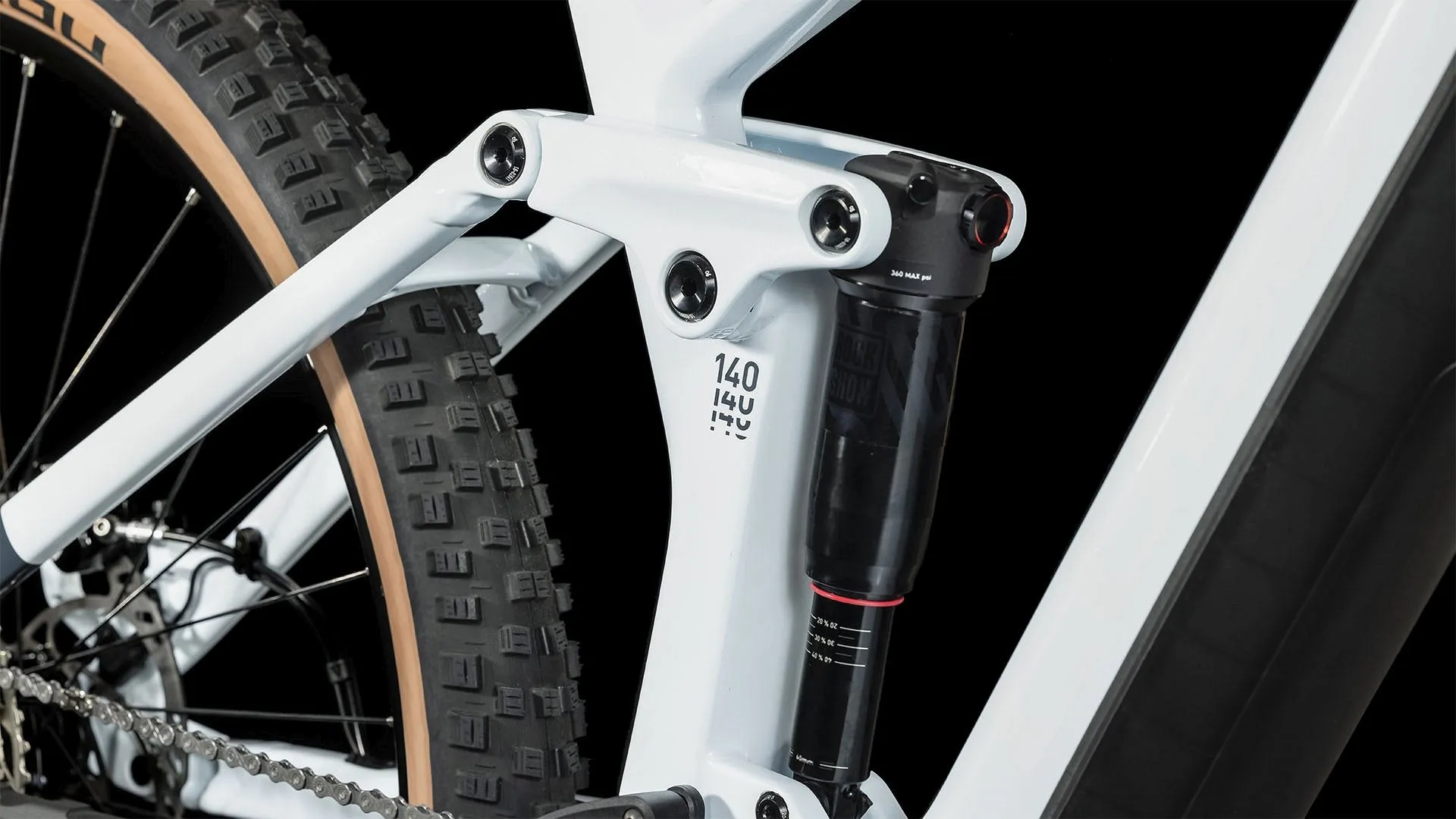 CUBE STEREO HYBRID 140 HPC PRO 750 FROSTWHITE