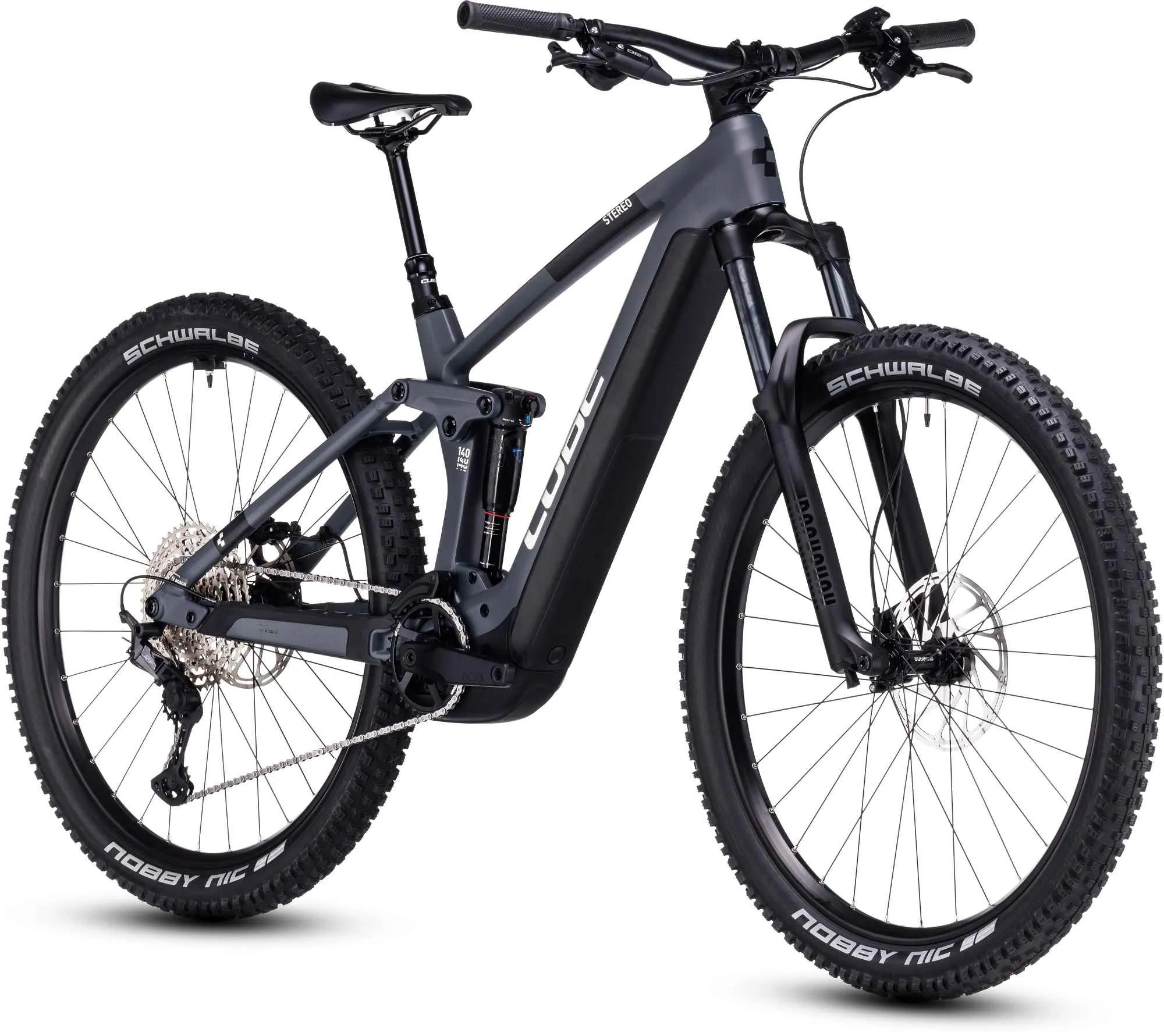 CUBE STEREO HYBRID 140 HPC RACE 750 GREY/CHROME
