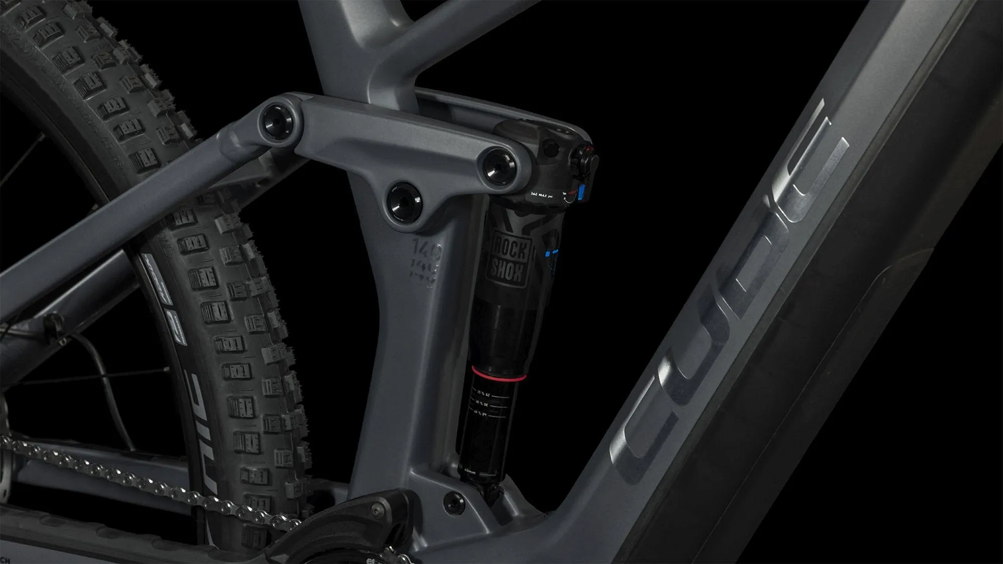 CUBE STEREO HYBRID 140 HPC RACE 750 GREY/CHROME