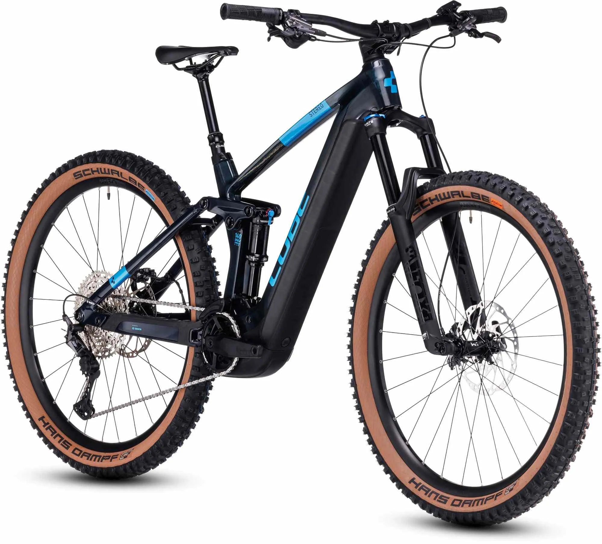 CUBE STEREO HYBRID 140 HPC SLX 750 LIQUIDBLUE/BLUE