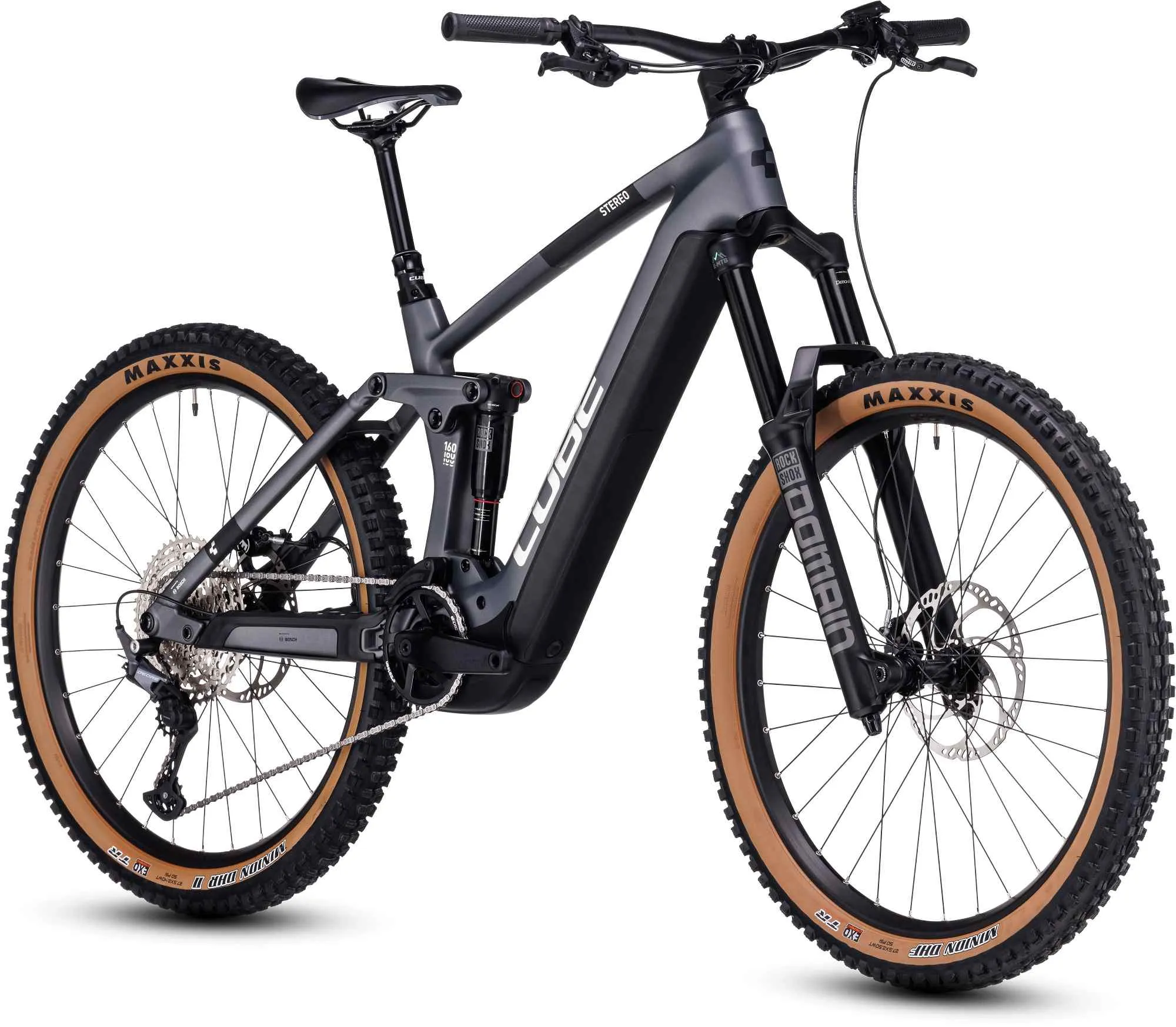 CUBE STEREO HYBRID 160 HPC RACE 750 27.5 GREY/METAL
