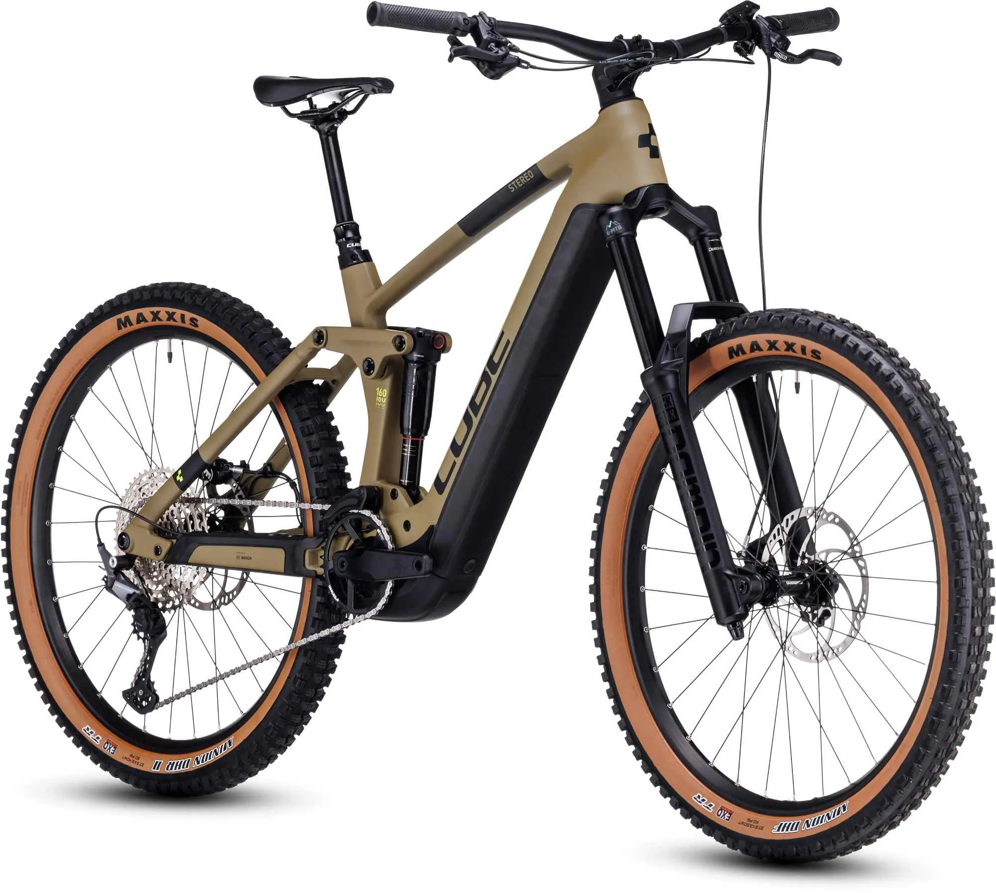 CUBE STEREO HYBRID 160 HPC RACE 750 27.5 OLIVE/GREEN