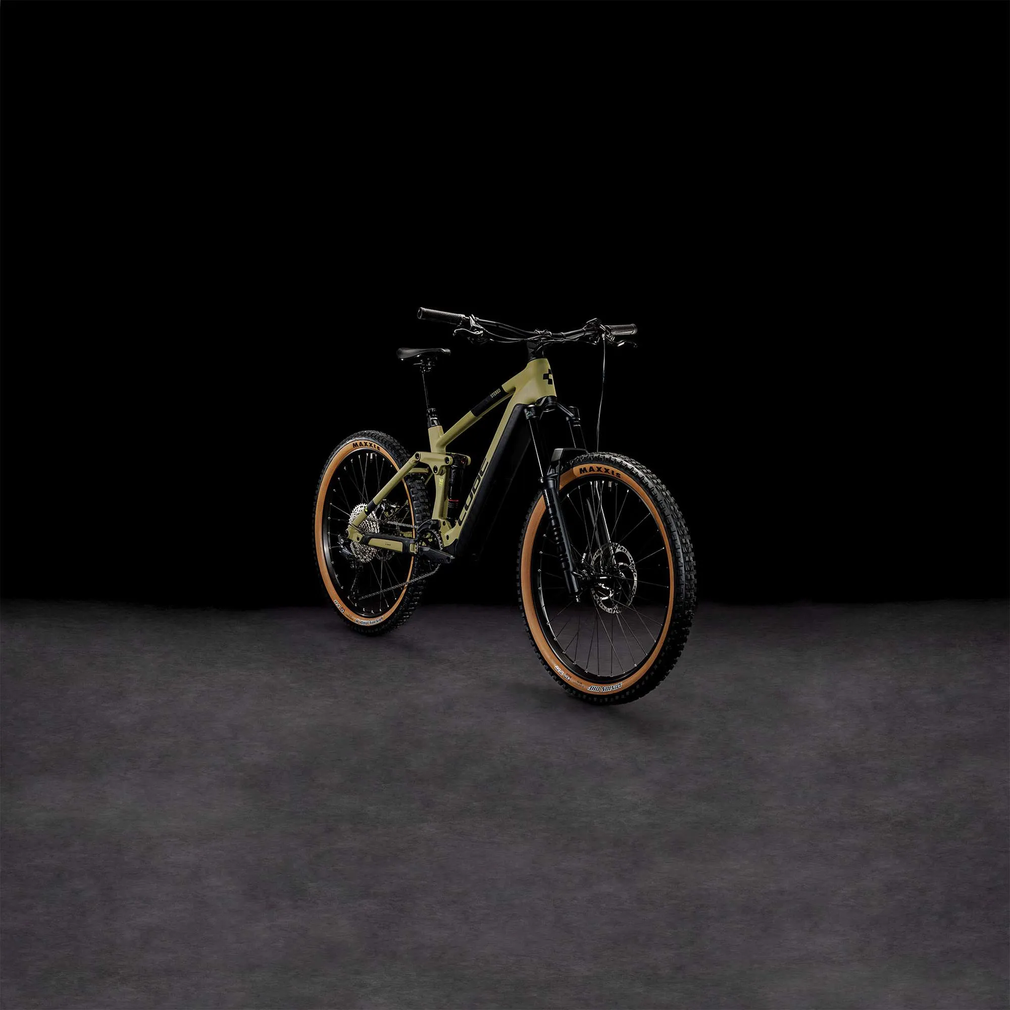 CUBE STEREO HYBRID 160 HPC RACE 750 27.5 OLIVE/GREEN