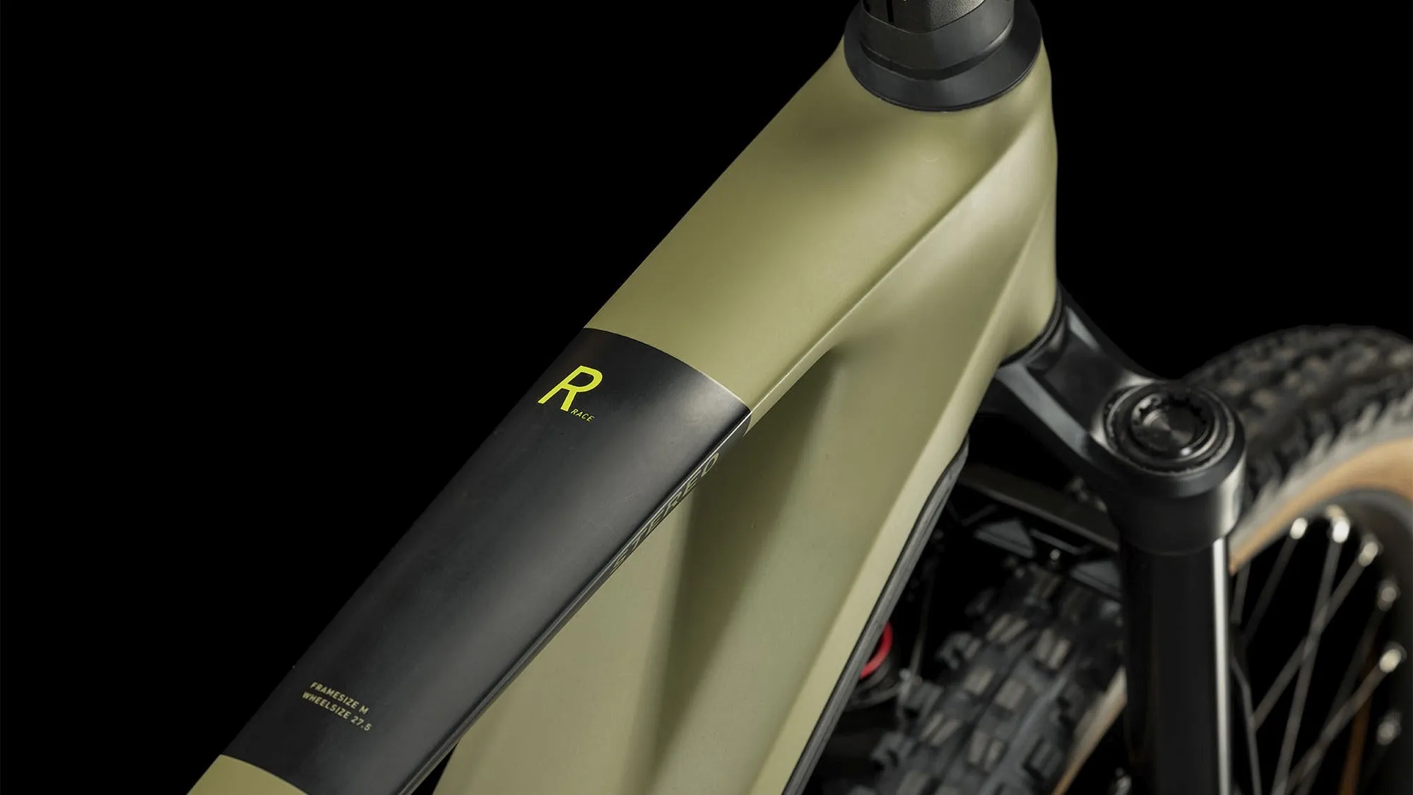 CUBE STEREO HYBRID 160 HPC RACE 750 27.5 OLIVE/GREEN