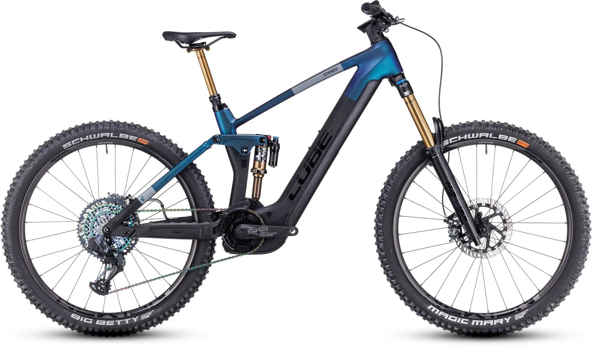 CUBE STEREO HYBRID 160 HPC SLT 750 27.5 NEBULA/CARBON