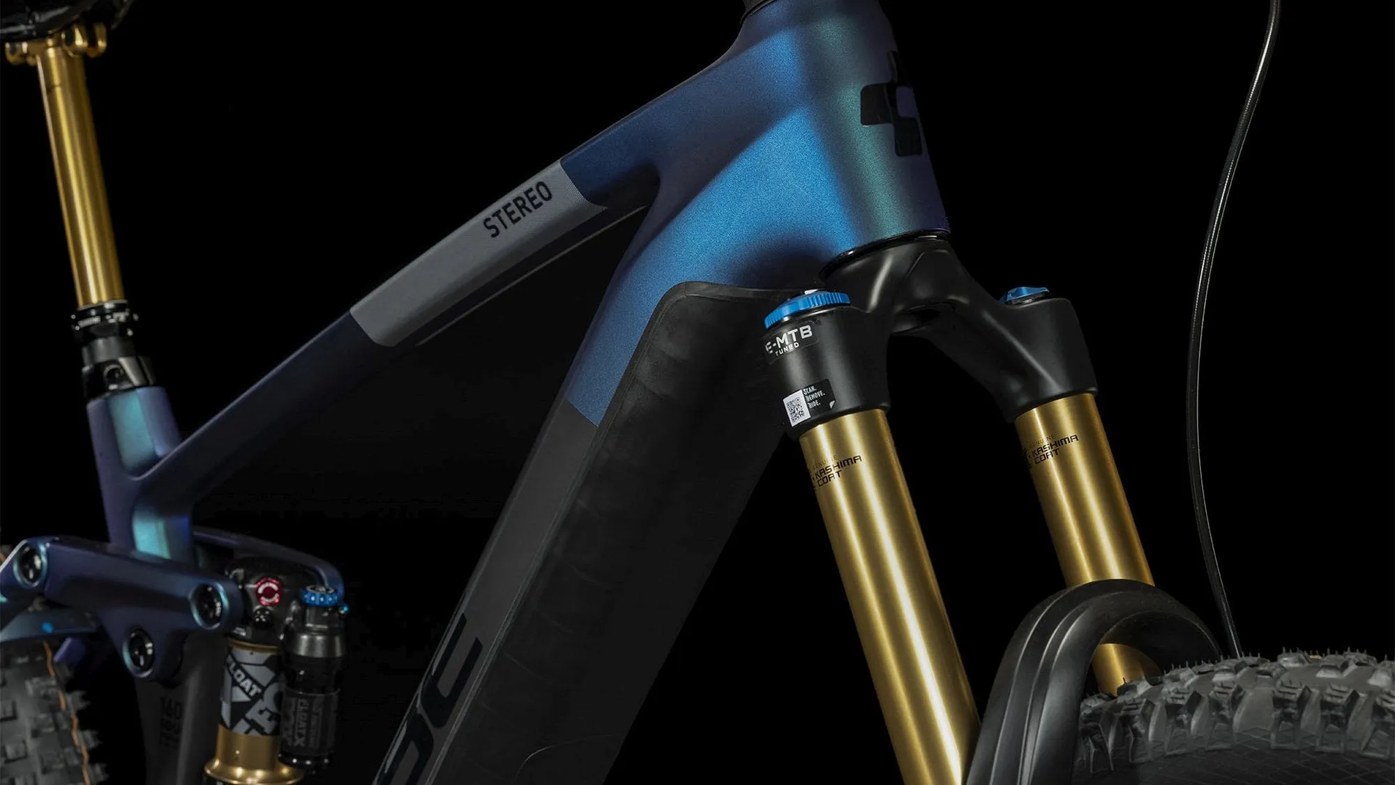 CUBE STEREO HYBRID 160 HPC SLT 750 27.5 NEBULA/CARBON
